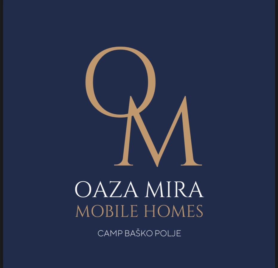 Oaza Mira Mobile Houses - Camp Basko Polje #Bestoffer Baška Voda Kültér fotó